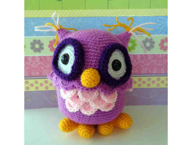 Hand-Crocheted Amigurumi 'Owl' -- New