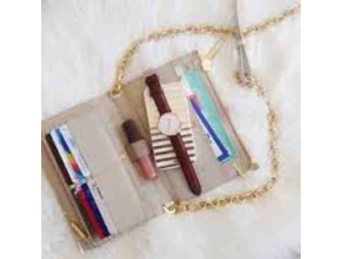 Dagne Dover Gold Clutch Wallet/Crossbody!