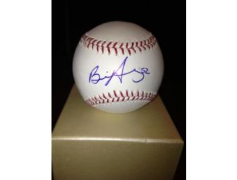 Baseball Autographed by Minnesota Twins' Brian Duensing