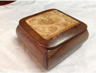 Handcrafted Rustic Wood Box by Artist Gordon Stone