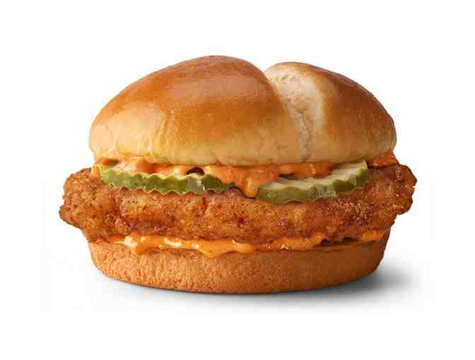 McDonald's Spicy, Deluxe or Crispy Chicken Sandwich - 4 Gift Cards #2