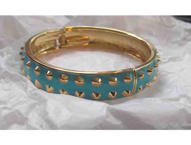 Bracelet - Enamel Cuff turquoise - Buy Now