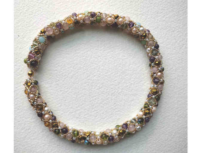 Beaded Jeweled Necklace - 16' Choker by Max n Me