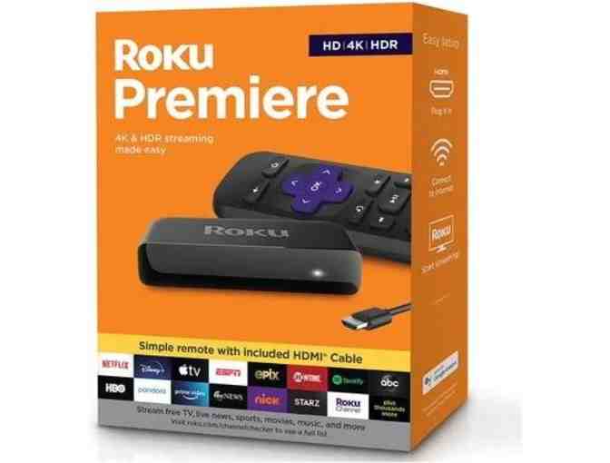 Roku Premiere 4K & HDR Streaming Device & Voice Remote Pro