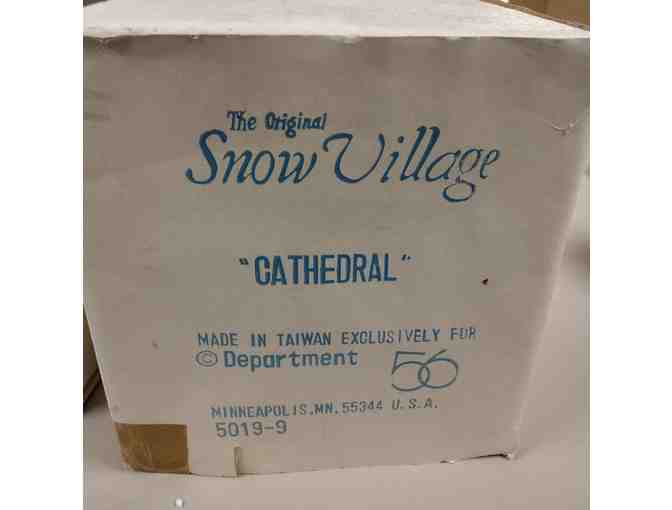 Department 56 Snow Village 'Cathedral'