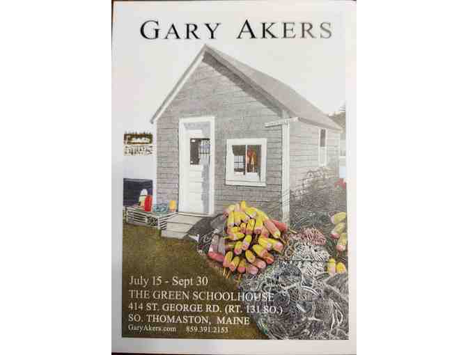 Book - 'Memories of Maine,' signed by author and artist Gary Akers.