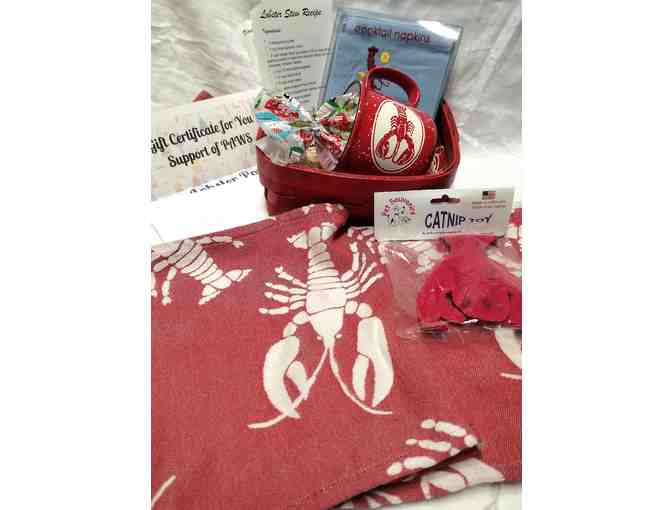 Lobster Gift Basket Including Lobster Pound Restaurant- $50 Gift Certificate