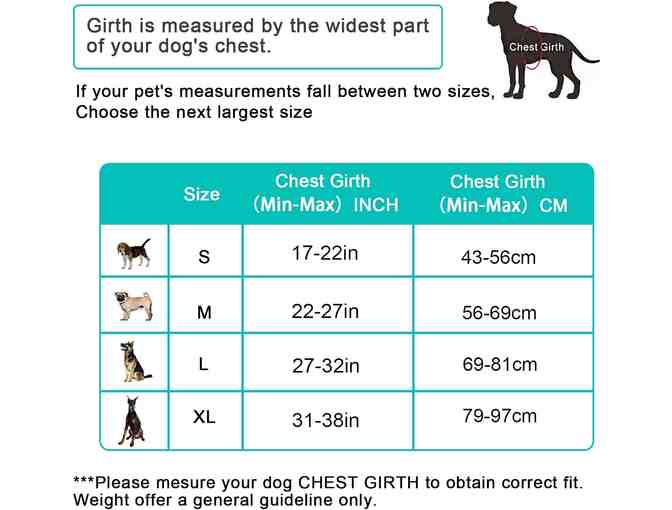 Barkbay Dog Harness Size Large