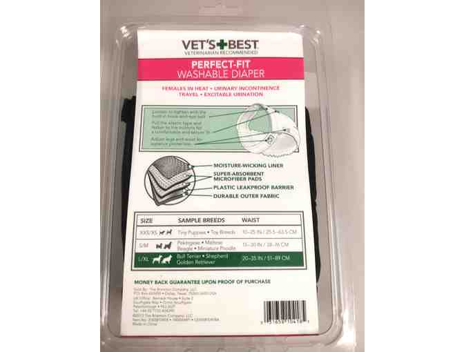 Vet's Best Perfect Fit Washable Diaper Size L/XL