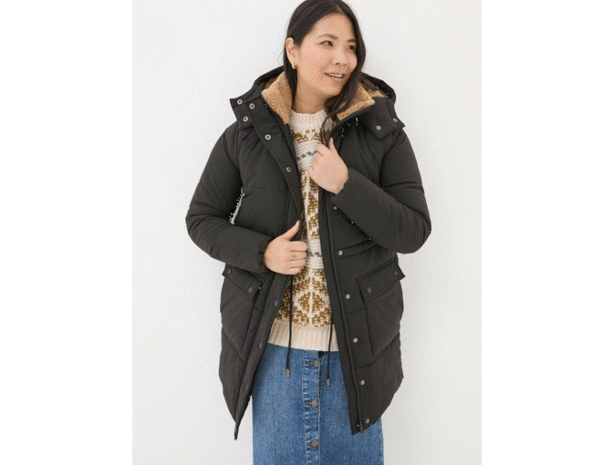 FatFace Maddie Puffer Coat - Women's Size 6 - Photo 3