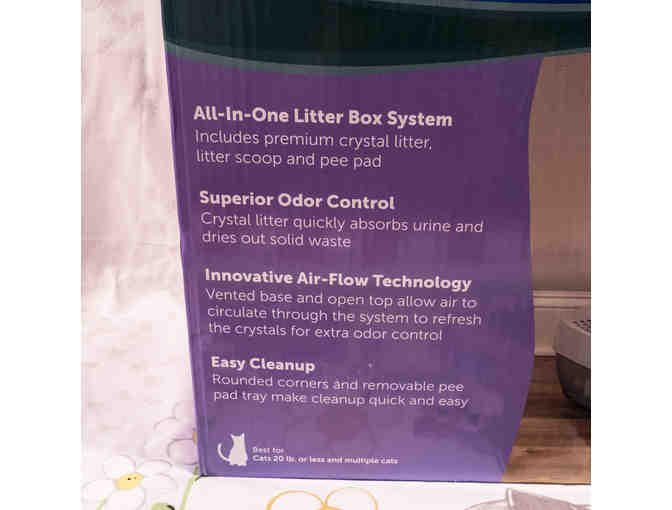 Deluxe Electronic Crystal Cat Litter System