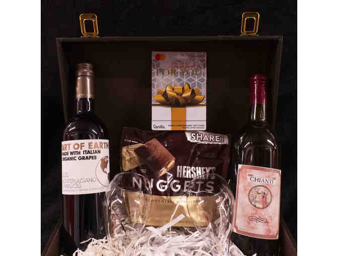 Wine Treasure Chest with Gift Card