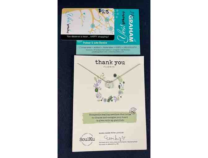 Gratitude Necklace and Yes! Gallery Gift Card