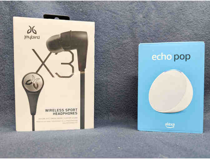 ECHO POP AND JAYBIRD WIRELESS HEADPHONES - Photo 1