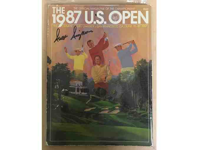 Scott Simpson autographed magazines (1987 U.S. Open coverage)