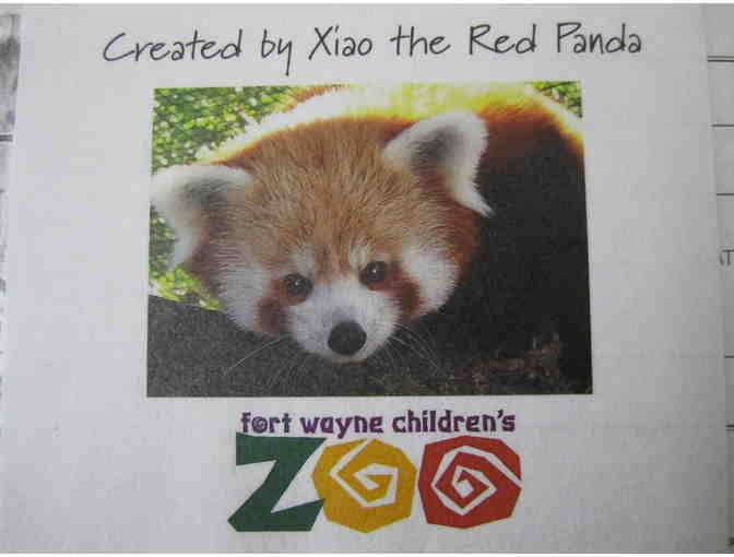 Red Panda Paw Painting by Xiao