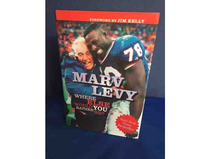 Marv Levy Autographed Book