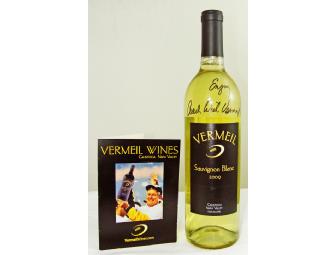 2009 Vermeil Sauvignon Blanc Wine Signed by Dick Vermeil
