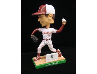 Jamie Moyer Phillies/Souderton Indians Bobblehead with Signed Phillies Stat Card