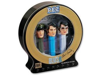 Limited Edition Elvis Presley PEZ Collectible Set With Sampler CD