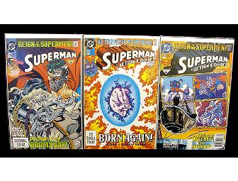 'Superman' DC Comic Books (11 selections from 1993-1994)