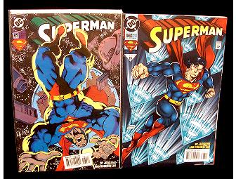 'Superman' DC Comic Books (10 selections from 1993-1995)