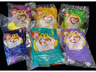 Set of 12 Collectors Ty Teenie Beanie Babies from 1998 McDonald's Happy Meals