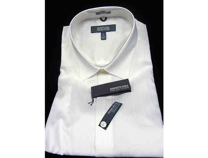 White Wrinkle Free Kenneth Cole Reaction Dress Shirt (XXL)