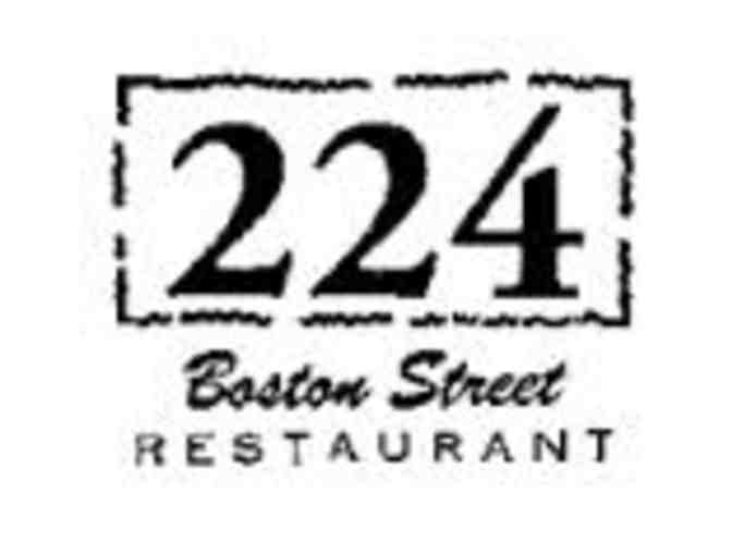 224 Boston Street Restaurant $50 GC