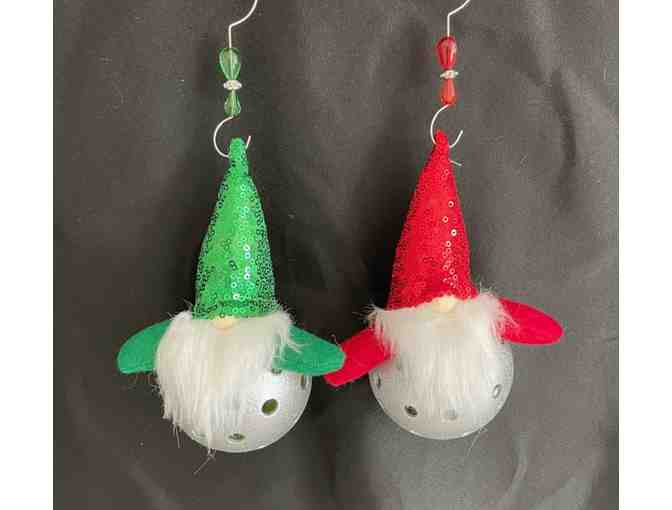 A04 Upcycled Pickleball Ornament Duo #4
