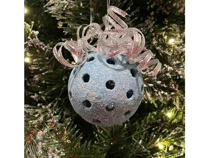 A05 Upcycled Pickleball Ornament #5