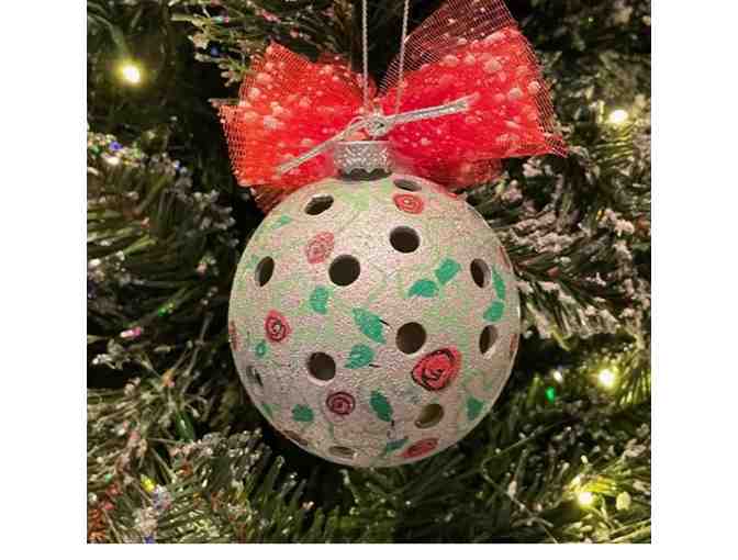 A09 Upcycled Pickleball Ornament #9