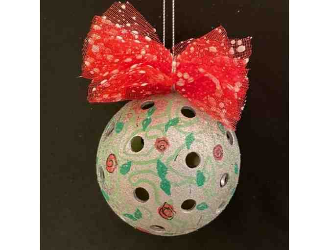 A09 Upcycled Pickleball Ornament #9