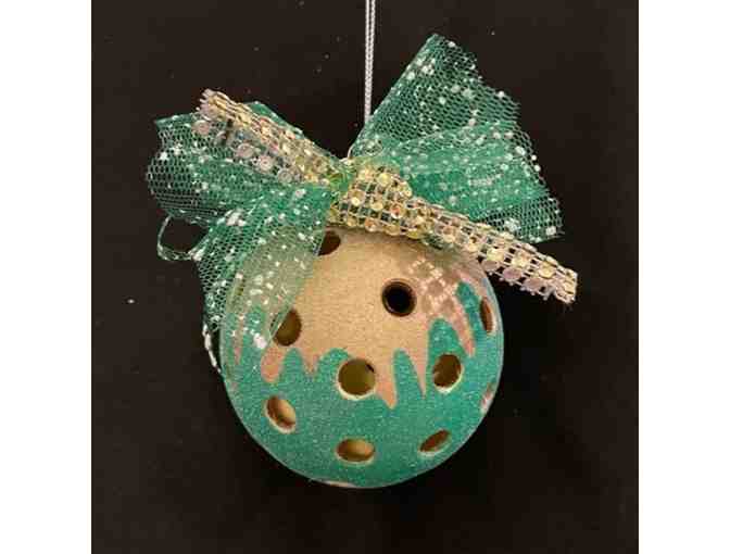 A15 Upcycled Pickleball Ornament #15