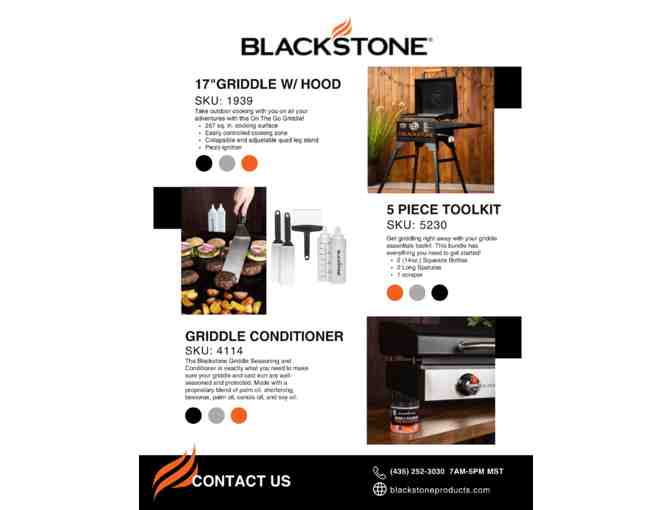 Blackstone Griddle and Accessories