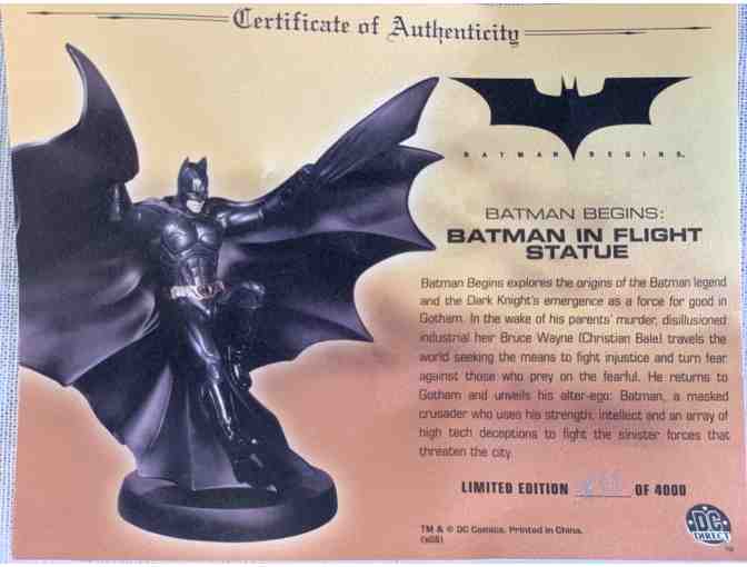 'Batman Begins' Batman in Flight Statue
