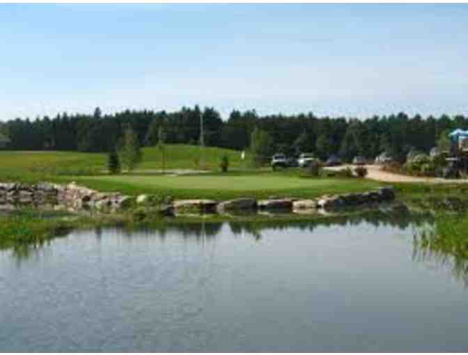 Two Foursomes at Toddy Brook Golf Course in North Yarmouth, ME