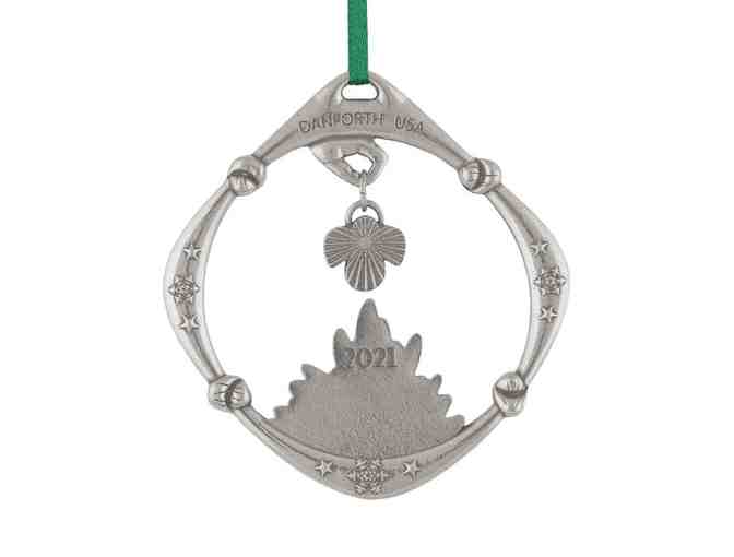 Danforth Pewter set of 10 'All is Bright' Christmas Ornaments