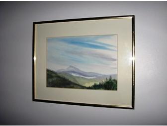 'Distant Valley,' a framed piece by Jacqueline H. Altman