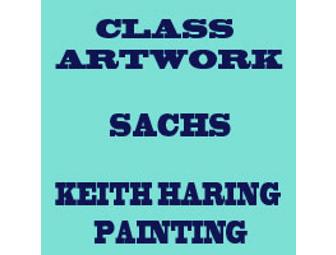 THIRD GRADE: KEITH HARING PAINTING - SACHS