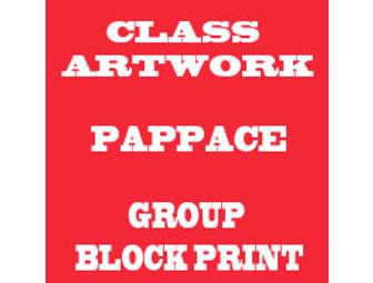 FOURTH GRADE: GROUP BLOCK PRINT - PAPPACE