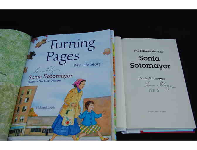 AUTOGRAPHED SONIA SOTOMAYOR BOOKS