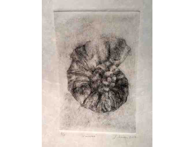 Universe -  Drypoint on paper