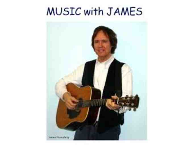 Music with James Class (Voucher for One Class)