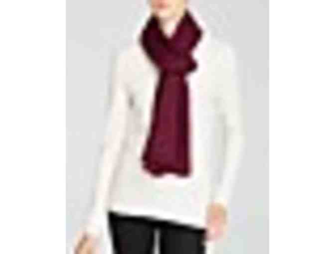 Solid sequin scarf - Wine