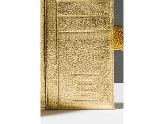 Opening Ceremony - Misha Rectangular Leather Wallet (Gold)