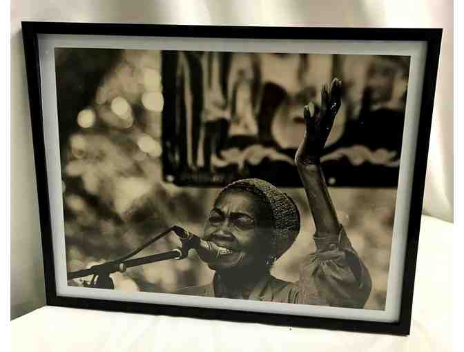 Odetta, Governor's Island - Photograph by Ruth Gitto