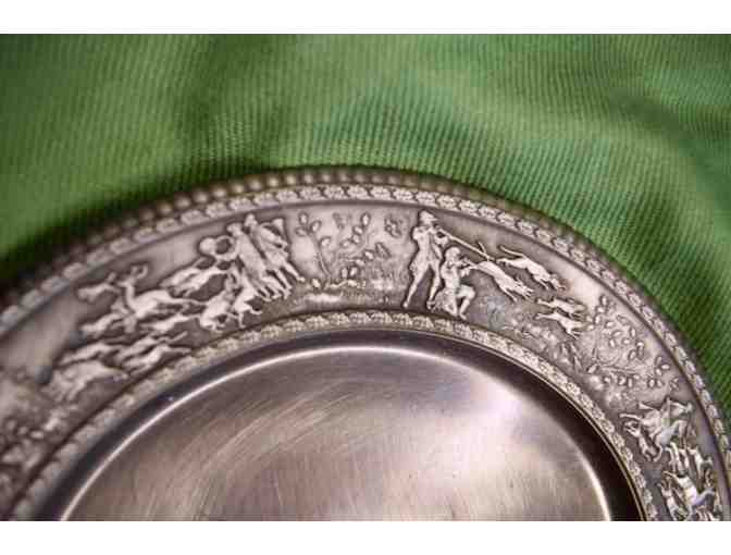 The Hunt! Pewter Plate