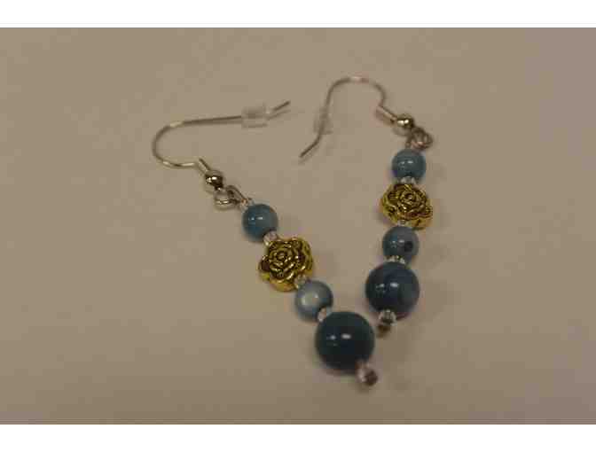 Beaded Bracelet and Earrings Set