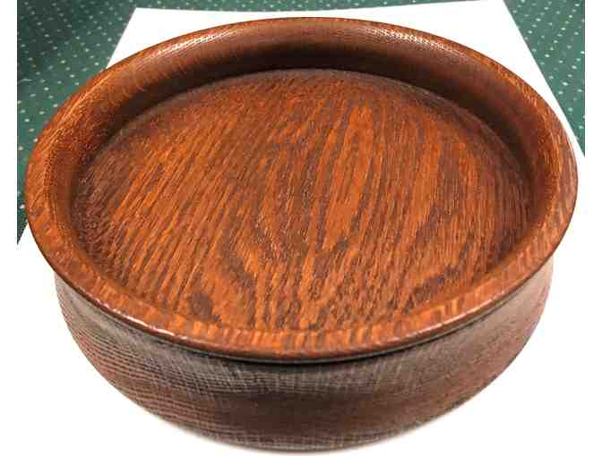 Handcrafted Red Oak bowl